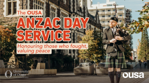 The OUSA ANZAC Day Service
