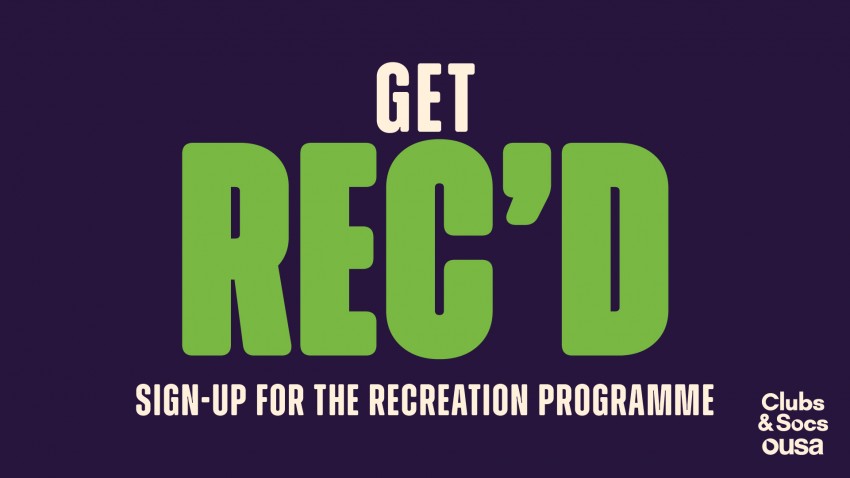 Sign Up for a Recreation Programme Course today!